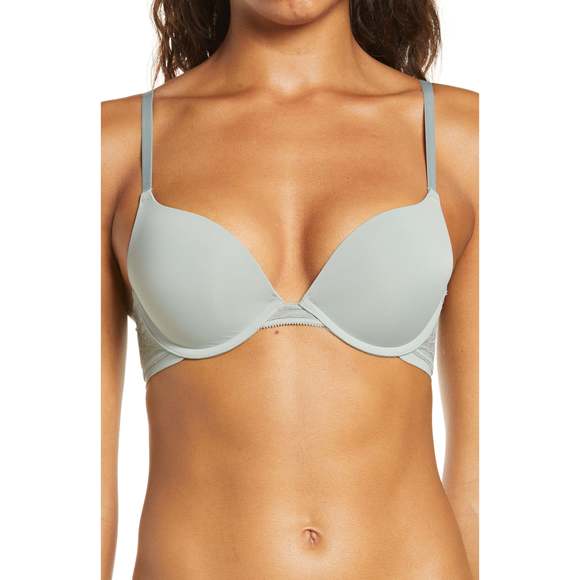 On Gossamer Sleek Micro Push-up Bra, Size 36B - Picture 2 of 4